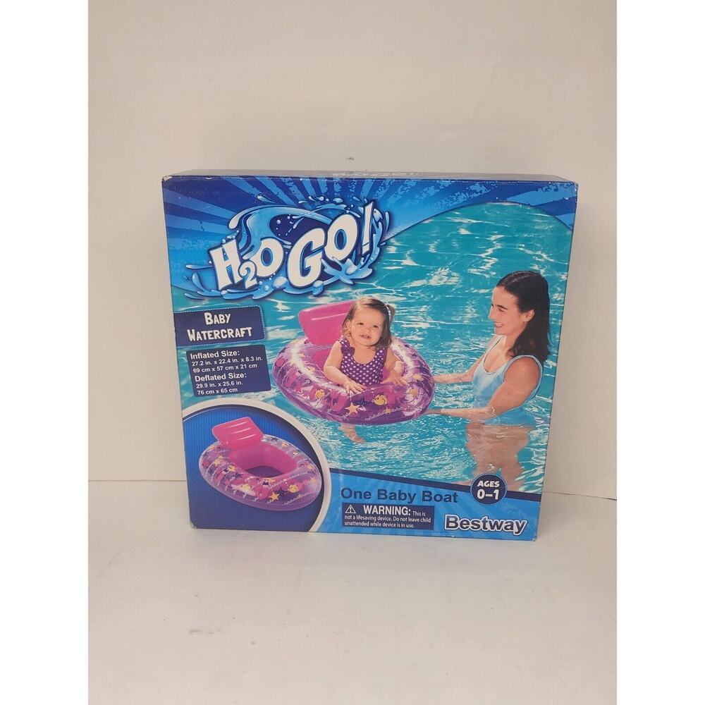 H20 Go! Little Girl Baby Watercraft One Baby Boat, Ages 0-1 New Sealed
